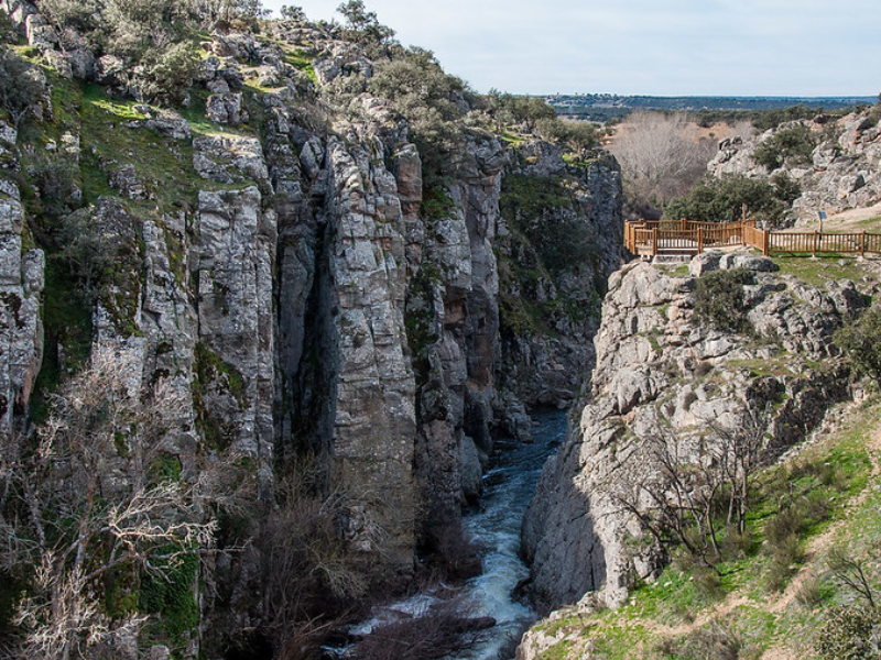 vista de la risca de Valdeprados