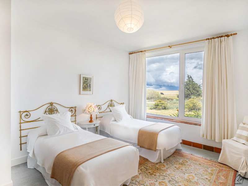 habitación hotel rural dos camas